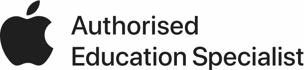 Apple Authorised Education Specialist logo accreditation
